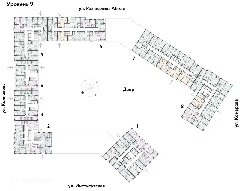 2-комнатная квартира 65.3 м² Страна.Парковая