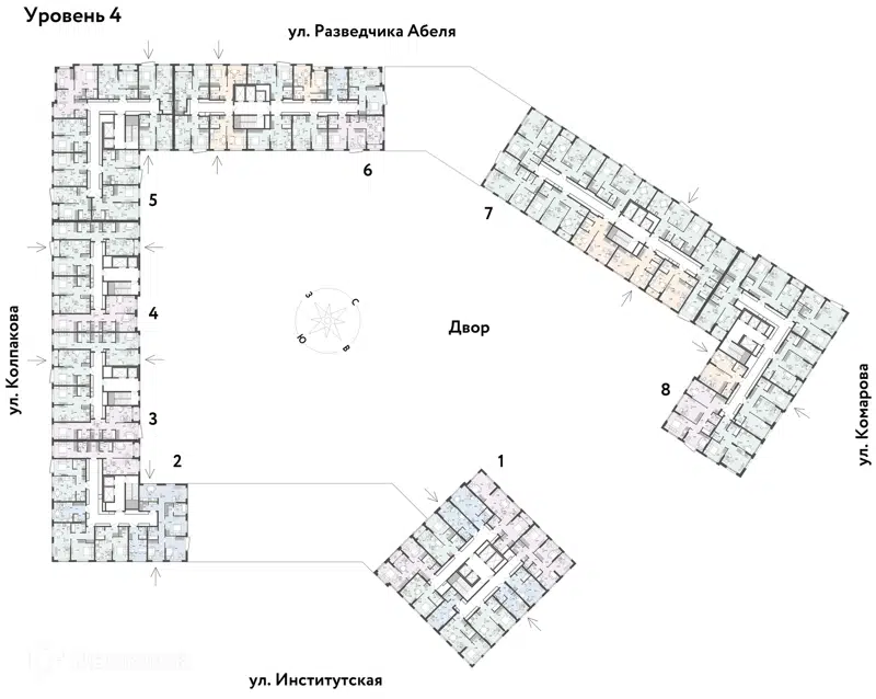 3-комнатная квартира 77.79 м² Страна.Парковая