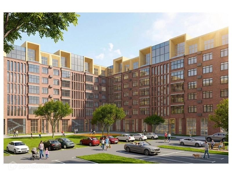 1-комнатная квартира 68.36 м² АРТ